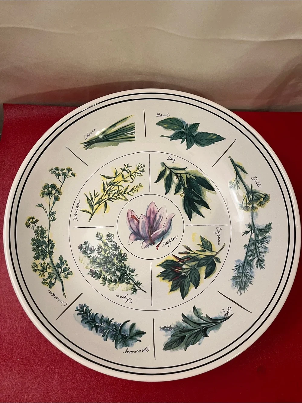 WILLIAMS-SONOMA Portugal,12”3/4 D 2”3/4 H Design Ceramic PASTA SERVING BOW